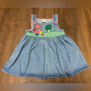 Vintage Samara Denim Toddler Dress